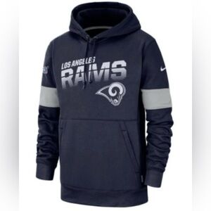 Men's Los Angeles Rams Sideline Line of Scrimmage Therma-Fit Hoodie NWOT